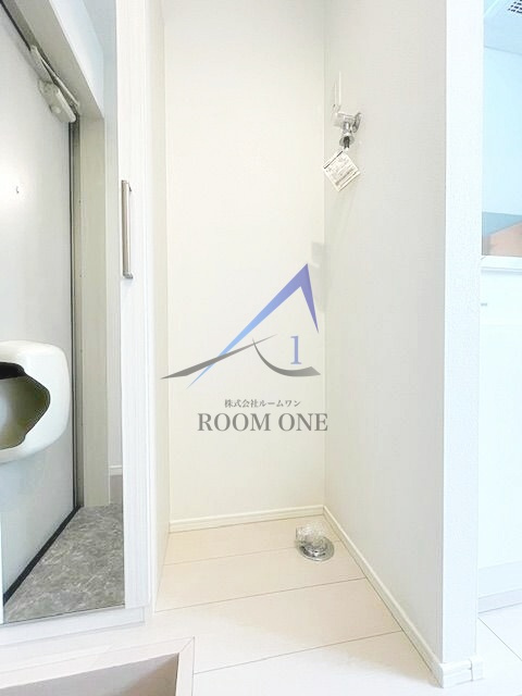 メゾン品川の設備|洗濯機置き場です。