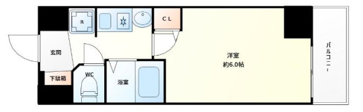 【間取り】 | エステムコート神戸ハーバーランド前