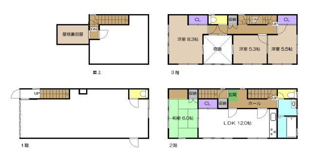 【間取り】 | 高知市桜井町１丁目
