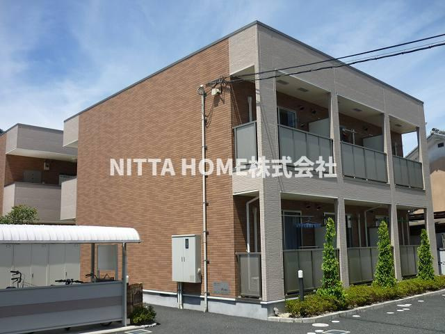 舞鶴市字引土のアパートの外観|浴室乾燥機や独立洗髪洗面台など水回りの設備が充実◇