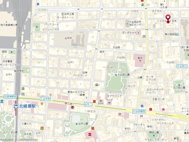 メゾンフルールの地図|★案内図★