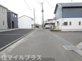 【前面道路含む現地写真】 | 郡山市賀庄新築一戸建て3棟 | 前面道路含む現地写真です