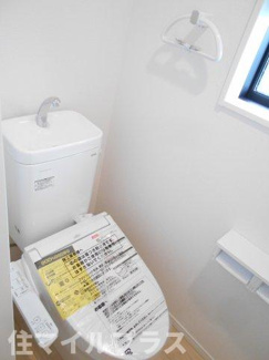 【トイレ】 | 郡山市賀庄新築一戸建て3棟 | ゆったりとした空間のトイレです