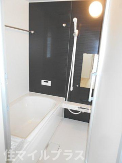 【浴室】 | 郡山市賀庄新築一戸建て3棟 | コンパクトで使いやすいお風呂です