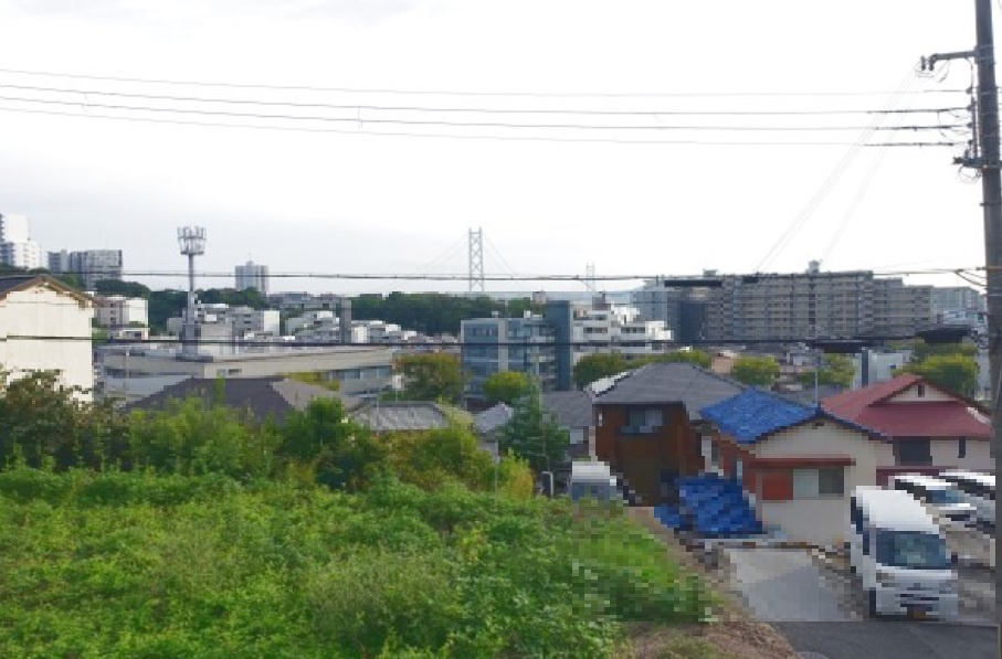 舞子坂1丁目　土地の展望