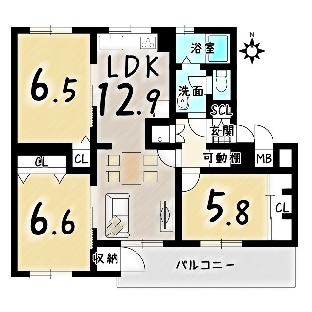 メゾン神足２号棟