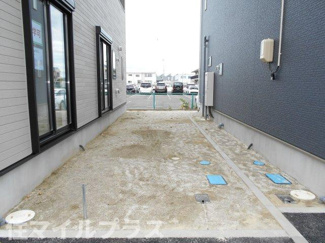 【庭】 | 郡山市賀庄新築一戸建て3棟 | お庭でゆったりと過ごせます