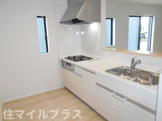 【キッチン】 | 郡山市賀庄新築一戸建て3棟 | きれいなキッチンです