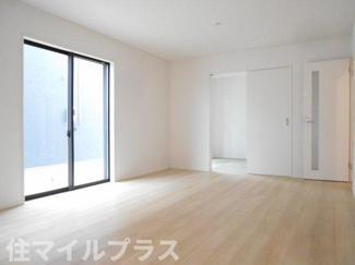 【居間・リビング】 | 郡山市賀庄新築一戸建て3棟 | 使いやすいリビングです