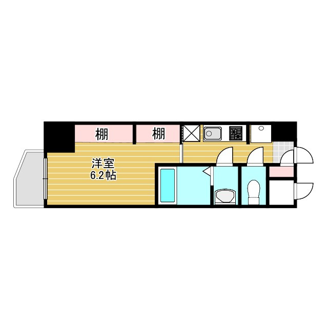 リブネスコート大阪大学前の間取り
