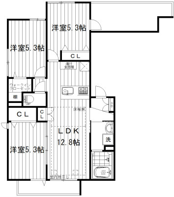 仮称）鷺宮二丁目メゾンの間取り