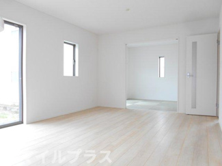 【居間・リビング】 | 郡山市賀庄新築一戸建て3棟 | 使いやすいリビングです