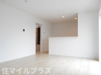 【居間・リビング】 | 郡山市賀庄新築一戸建て3棟 | リビングです