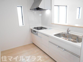 【キッチン】 | 郡山市賀庄新築一戸建て3棟 | きれいなキッチンです
