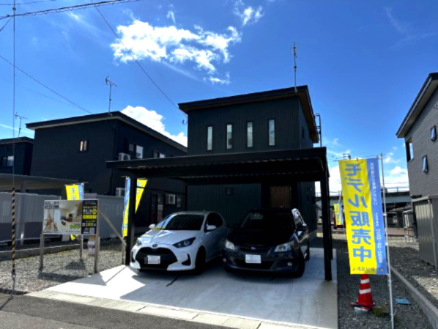 【外観】 | 【未入居】湯沢市古館町モデルハウス