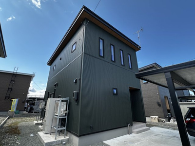 【外観】 | 【未入居】湯沢市古館町モデルハウス