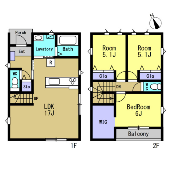 【間取り】 | 【未入居】湯沢市古館町モデルハウス