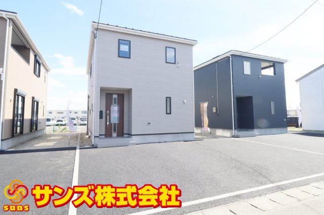 郡山市字賀庄第５　　　２号棟　　桜小学校、郡山第３中学区の外観|南西側から見た外観