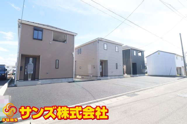 郡山市字賀庄第５　　　２号棟　　桜小学校、郡山第３中学区の外観|西側前面道路