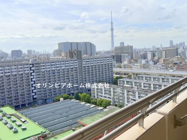 イーストパークス大島セントラルスクエア　18階の展望