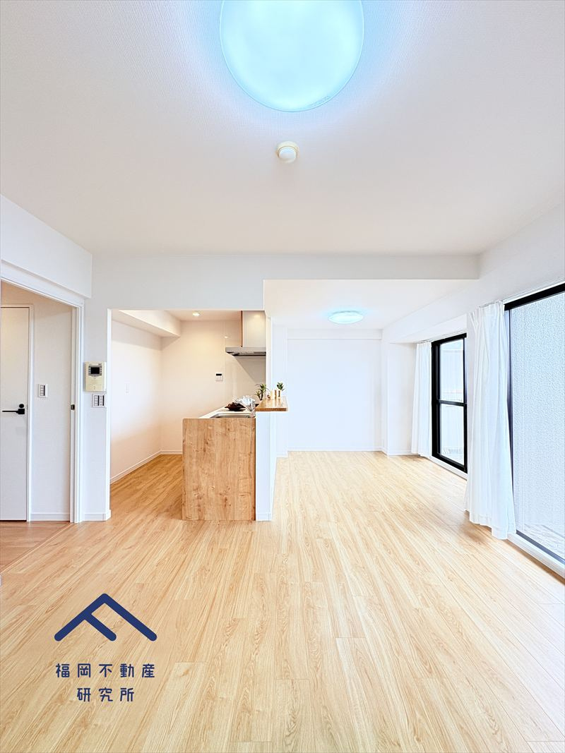 スカイハイツ小郡の居間・リビング