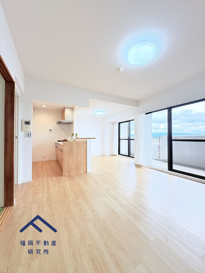 スカイハイツ小郡の居間・リビング