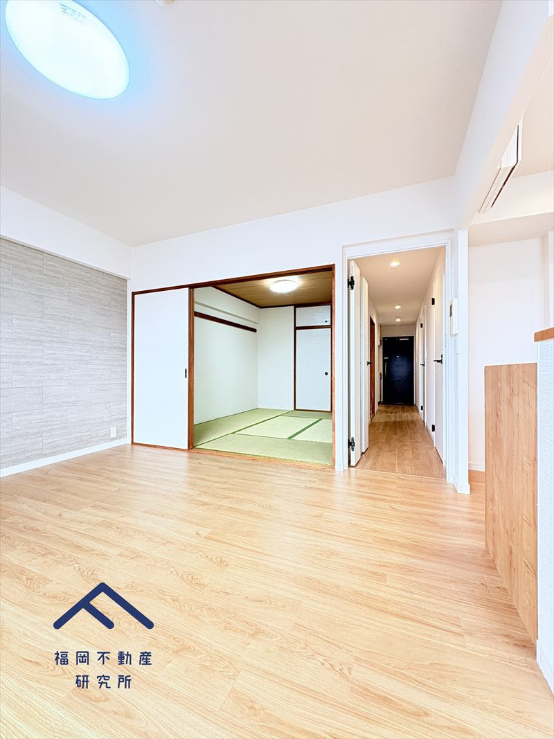 スカイハイツ小郡の居間・リビング