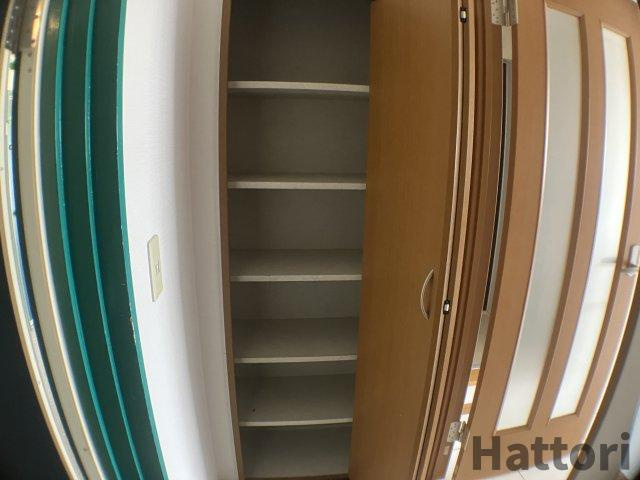 箕面市船場西２丁目の賃貸マンションの収納