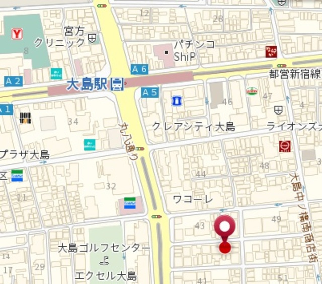 メゾン　アメミヤの地図|★案内図★