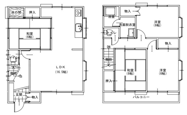 【間取り】 | 久喜市南1期　中古戸建
