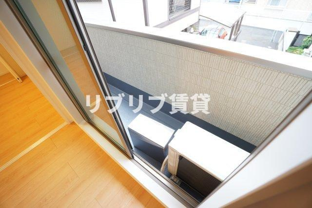 AJ千葉寺003のバルコニー
