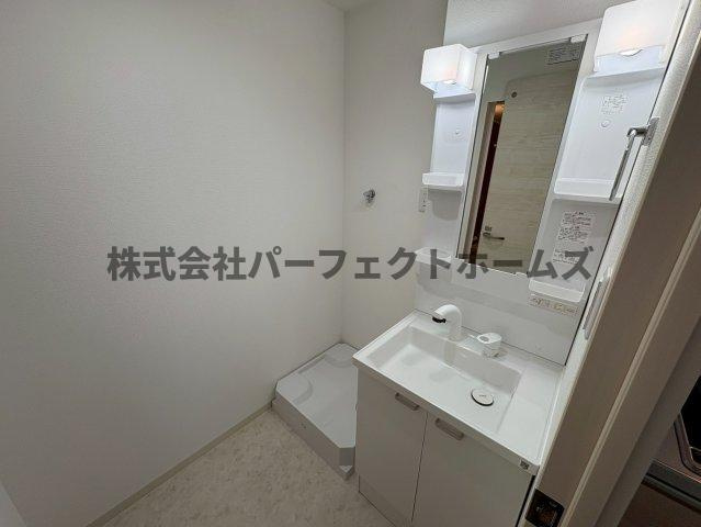 コティ光善寺の洗面所|コンパクトで使いやすい洗面所