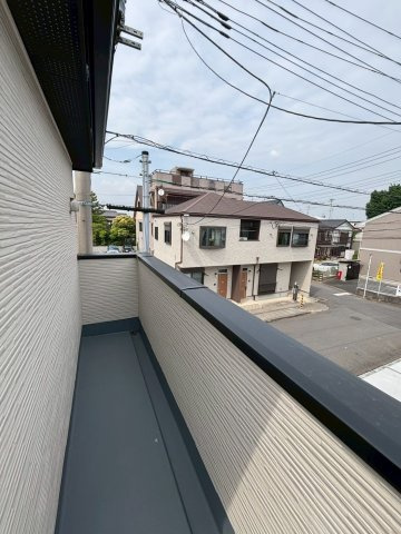 八潮市　伊草2丁目　新築戸建　全1棟のバルコニー|施工例です