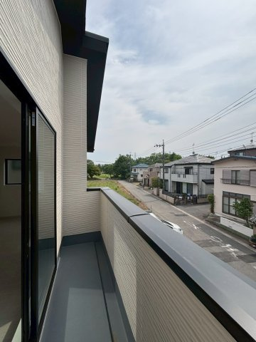 八潮市　伊草2丁目　新築戸建　全1棟のバルコニー|施工例です