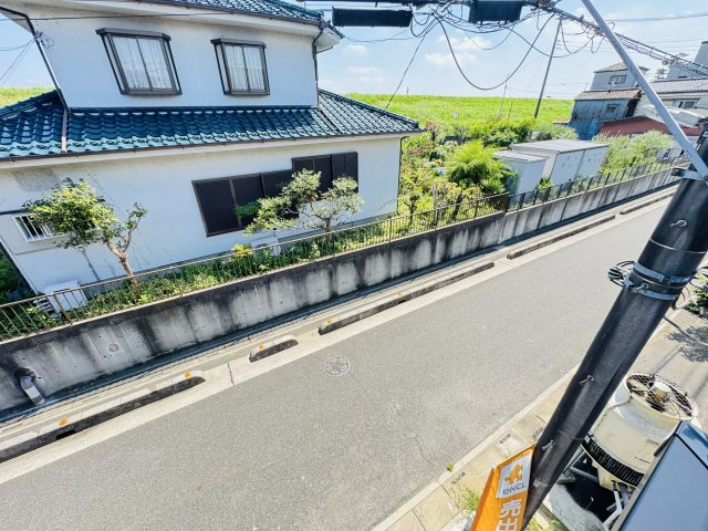 三郷市東町新築戸建の展望|バルコニーより道路側眺望