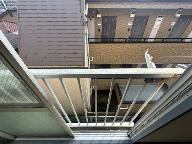 ハックベリーハイツⅡのバルコニー