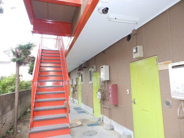 ハックベリーハイツⅡのエントランス