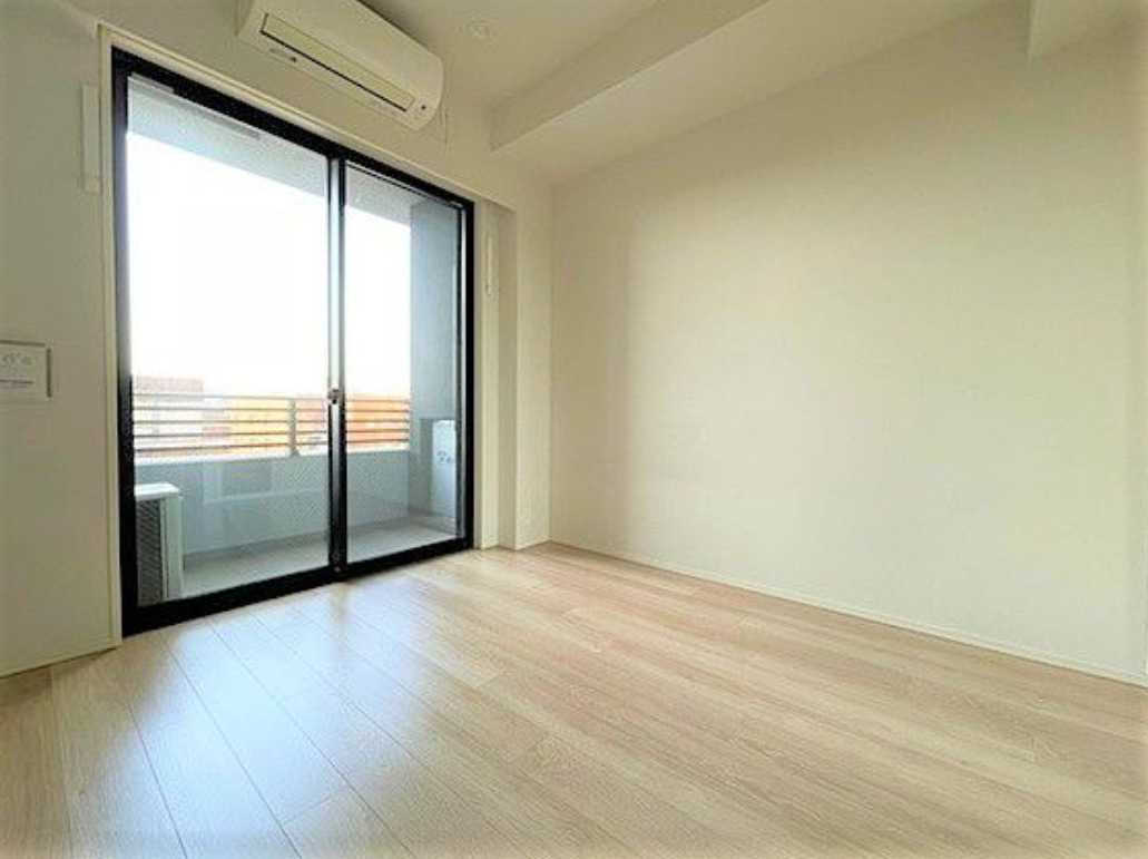 メゾンビスタ渋谷宇田川　テラス　セキュリティ充実　浴室乾燥の居間・リビング