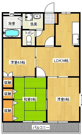 【間取り】 | ピアコスモⅡ | ピアコスモⅡ(GoodHome)