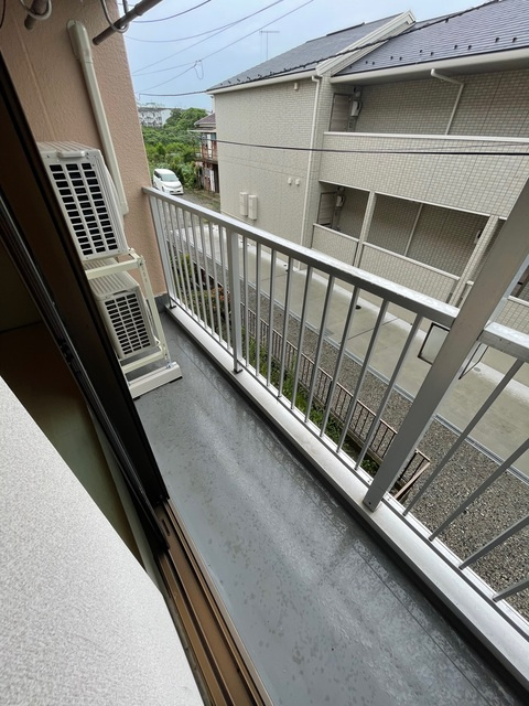 コーポ林屋のバルコニー