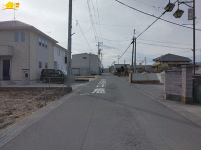 【前面道路含む現地写真】 | 加須市騎西売地 | 前面道路含む現地写真です