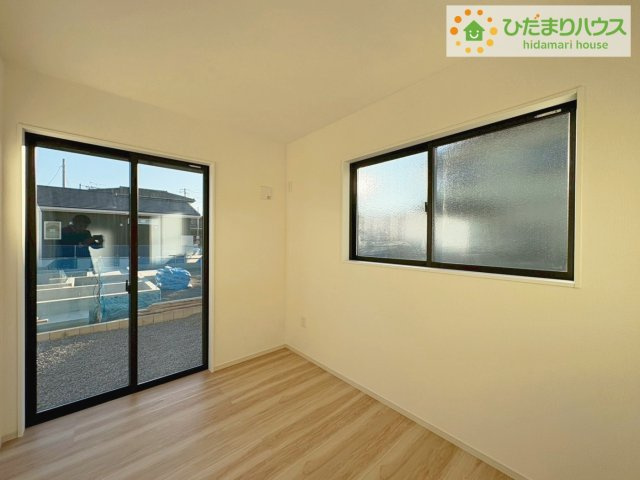 ひたちなか市高場7期　新築戸建の洋室|白を基調とした開放感あふれるルームデザイン(^^)