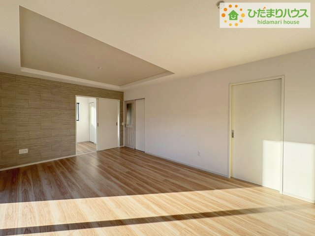 ひたちなか市高場7期　新築戸建の居間・リビング|早くお仕事終わらせて、家に帰りたくなるようなリビングです(^^♪