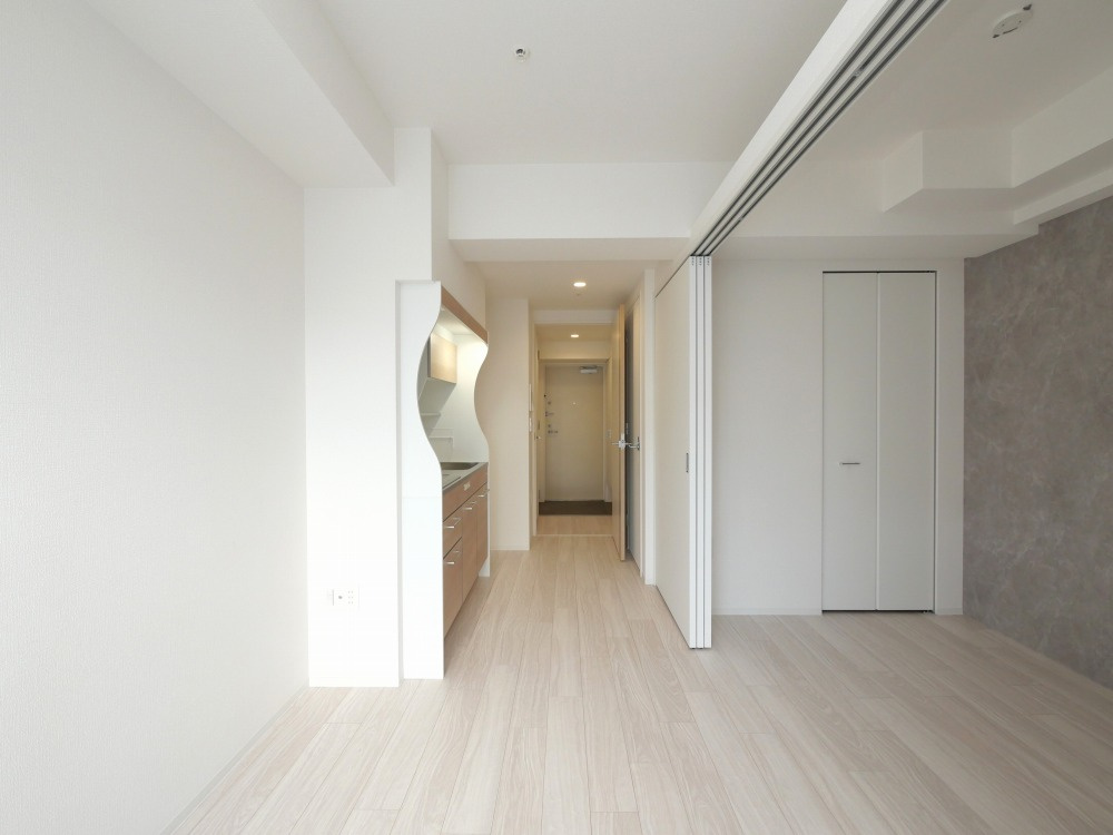 大阪市浪速区日本橋東１丁目の賃貸マンションの居間・リビング