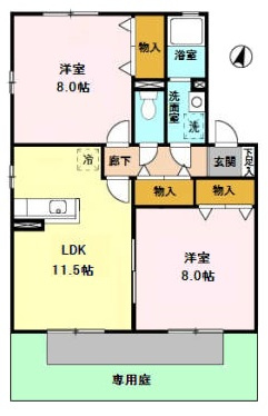 レスポワールⅢの間取り