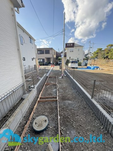 茅ヶ崎市東海岸南4丁目　新築戸建　全5棟B号棟の駐車場