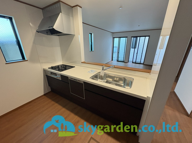 茅ヶ崎市東海岸南4丁目　新築戸建　全5棟B号棟のキッチン|使いやすいキッチンです