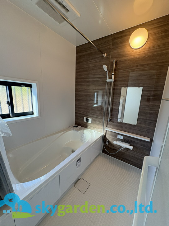 茅ヶ崎市東海岸南4丁目　新築戸建　全5棟B号棟の浴室|お風呂で日々の疲れを落としましょう