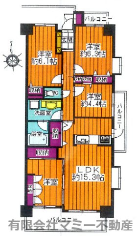 【間取り】 | 長太旭町マンション