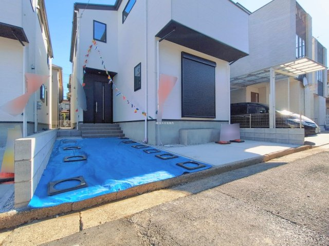 ふじみ野市元福岡２丁目の新築一戸建の駐車場|カースペース2台